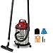 Einhell Wet and Dry Vacuum Cleaner 900W, 180 Mbar Suction Capacity, 15L Stainless Steel Rollers, Accessory Bracket including Various Filters and Nozzles TC-VC 1540 S