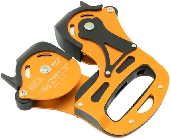 Kong Italy MegaZip Double Pulley for Long and Fast Zip Lines, 12–16 mm Cable, EN 17109 Certified, Smooth Ball Bearings
