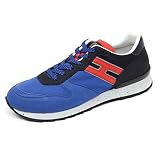 C7488 sneaker uomo HOGAN REBEL R261 scarpa blu scuro/blu shoe man-6.5