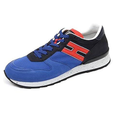 C7488 sneaker uomo HOGAN REBEL R261 scarpa blu scuro/blu shoe man-6.5