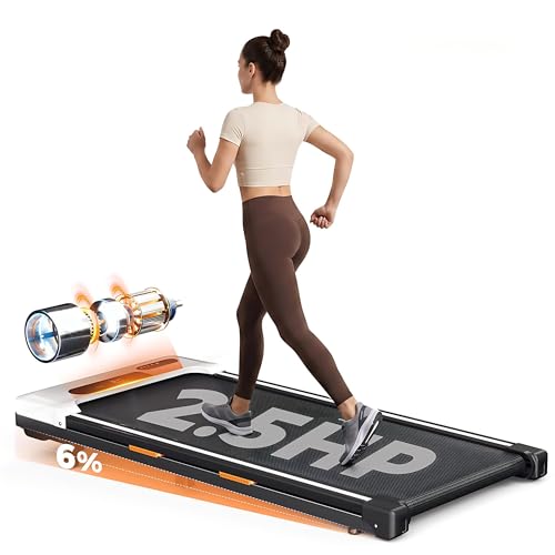 ルームランナー-AIRHOT ウォーキングマシン ランニングマシン トレーニングマシン 静音 M時速1-10km/h L時速1-10km/h フィットネス ダイエット 家庭用 健康器具 省スペース (白い, M)の商品画像（Amazon）