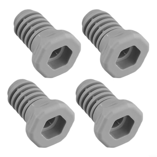 Patas DC61-03128A para lavadora Samsung en kit de 4 piezas grises de ABS 3