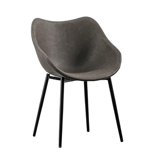 LAPADULA Nordic Back Chair Light Luxury Dining Home Retro Leather Leisure Cafe Simple Negotiation Desk Modern Chairs
