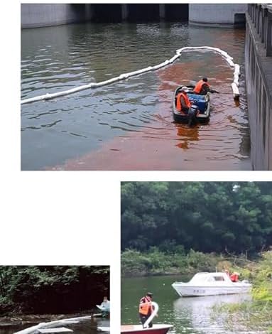Reusable Oil Absorbent Boom 5-Pack, 20x1000cm Oil Spill Cleanup - Effective Absorbent Barrier for Quick Oil Spill Response and Recovery, Ideal for Marine and Industrial Use