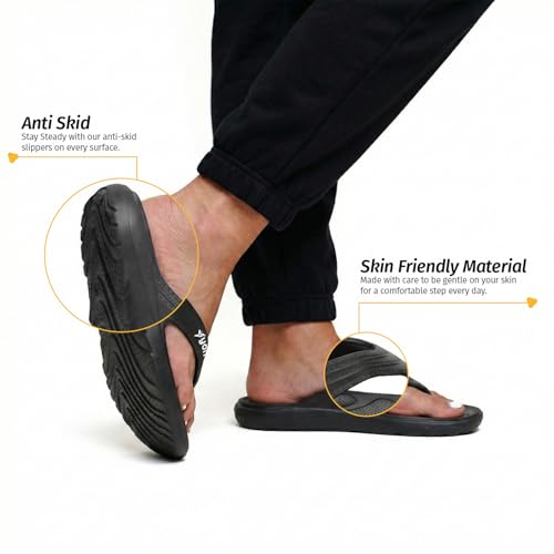 Image of YOHO Drizzle Soft Slippers for Women, Mild Acupressure, Lightweight, Anti Skid & Slip, Diabetic Footwear for Woman, Home Wear Bathroom Chappal for ladies | Waterproof Monsoon & Rainy Footwear