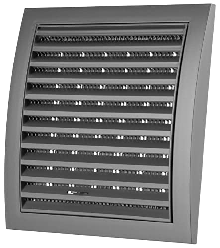 Plata 190x190 mm Rejilla de Ventilacion con Cierre y Mosquitera, Plastico ABS Cover