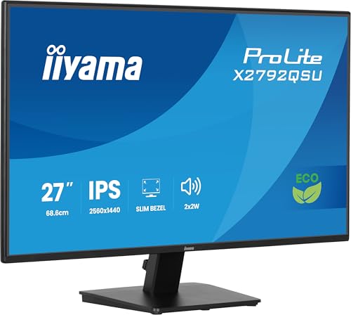 Ecran PC iiyama ProLite X2797QSU B1 27 2560 x 1440 Quad HD LED - vue 7