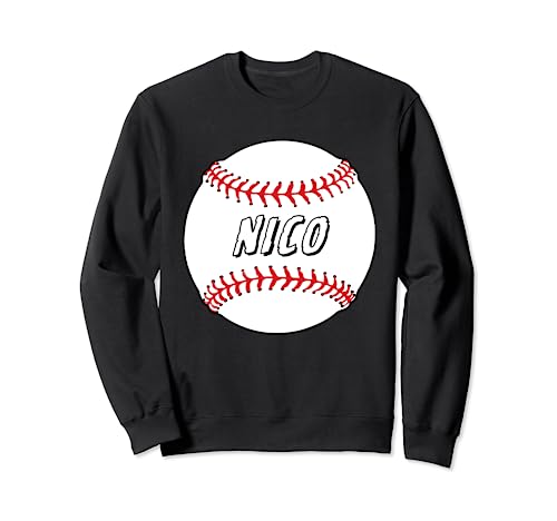Nombre personalizado Nico Sports Celebrations Baseball Sudadera
