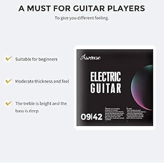 【6+3pcs Cordes】Asmuse Cordes pour guitare électrique Nickel Wound,super légère,calibre 09-42 - Les Beatles, Paul McCartney, John Lennon, RIngo Starr, George Harrison 【6+3pcs Cordes】Asmuse Cordes pour guitare électrique Nickel Wound,super légère,calibre 09-42 – Image 5