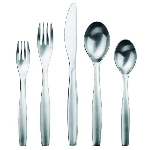 Gourmet Settings 20-Piece Silverware Set Review: LoftCollection Matte Stainless Steel Flatware
