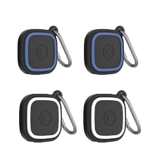 YLPINGAA �ی�P�[�X For UGREEN Finder Duo/UGREEN FineTrack Smart Finder �Ή� �p�̃P�[�X �V���R�� �J�o�[ ���^ ����~�� �ϏՌ� �h�� �h�o ���[ �S�ʕی� (4��)