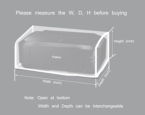 Szbro Printer Dust Cover Case Water Proof Protective Covers Jacket,Compatible With Hp, Epson,Canon, Brother, Pixma Officejet (15W X11H X15D) #TOP2
