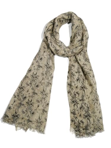 Image of Shanlin Unisex Natural Color 100% Linen Scarves for Men and Women