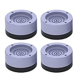 Lot de 4 pieds de machine à laver, anti vibrations, chocs, réduction du bruit, hauteur réglable pour sèche linge, réfrigérateur, meubles, appareils ménagers
