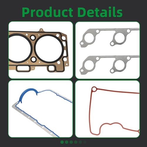 Image of Head Gasket with Bolts Set, 4.0L HS9293PT-2, CS9293, ES72171, for Ford Explorer Ranger 2000-2003, for Mercury Mountaineer 2002-2003, for Mazda B4000 2001-2003, 4.0L SOHC(90pcs)