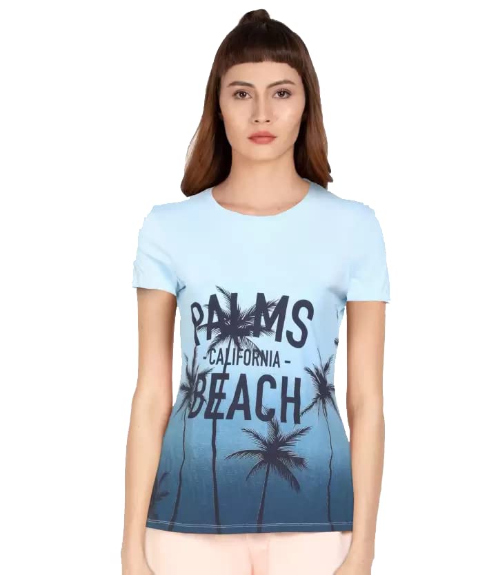 Image of Lyra Women's Cotton Regular Fit T-Shirt