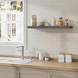 WOLTU Wall Shelf CD DVD Bookshelf Floating Shelf Wooden Board 70 x 22.9 x 3.8 cm Dark Grey for Office, Living Room, Bedroom, Kitchen RG9369dgr - Image 2