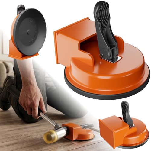 Floor Gap Fixer Tool Enhanced Suction Cup Repair Kit for Floating Vinyl Plank Fixing Wood Close Gaps Heavy Duty Iron Grabber for Smooth Surface Tile Installation
