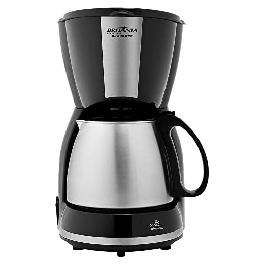Cafeteira, 30 Temp, 30 xicaras, Preto, 220V, Britânia
