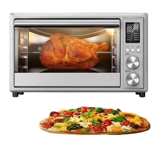 HCOSBIN【2025新登場オーブンレンジ 30l】オーブンレンジ 30l、烤箱、ノンフライオーブン、エアーオーブン 電子レンジ【大容量 一人暮らし二人暮らし 多機能60HZ 透明窓 シンプル操作 360°空気循環】家庭用 引越し 結婚祝いプレゼント 110V