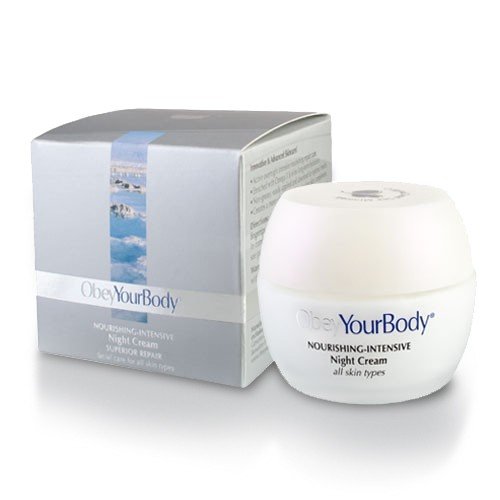 Crème de nuit nutritive ObeyYourBody 50 ml soin visage