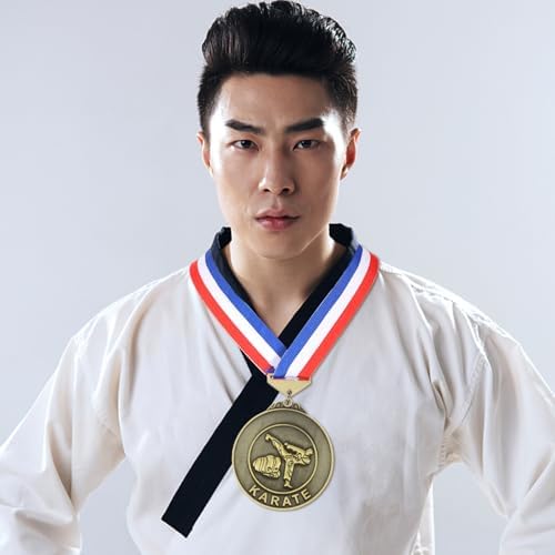 HAPINARY Zinc Alloy Competition Award Medal with Hanging Plate, Rust Resistant and Easy Display for Judo - 5