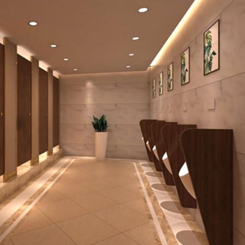 Mampara de madera para urinario masculino con diseño robusto 5