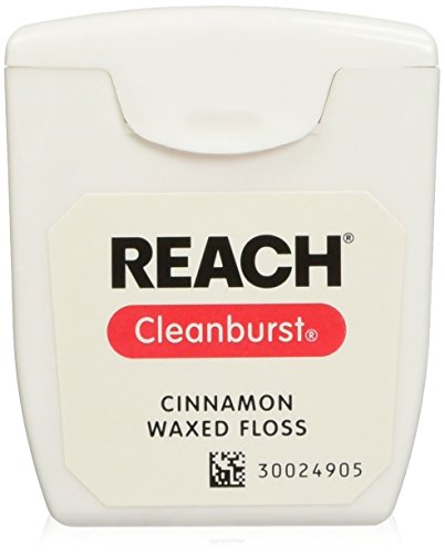 Reach Cleanburst Cinnamon Dental Floss, 12 Count