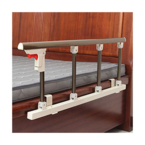 GFHOOZ Protector Lateral para barandilla de Cama Plegable para Personas Mayores, Protector Lateral de Seguridad para Personas Mayores, asa de Asistencia, barandilla de Cama par