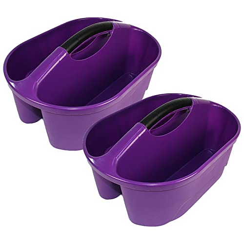 Romanoff Classroom Caddy, Purple, Pack of 2
