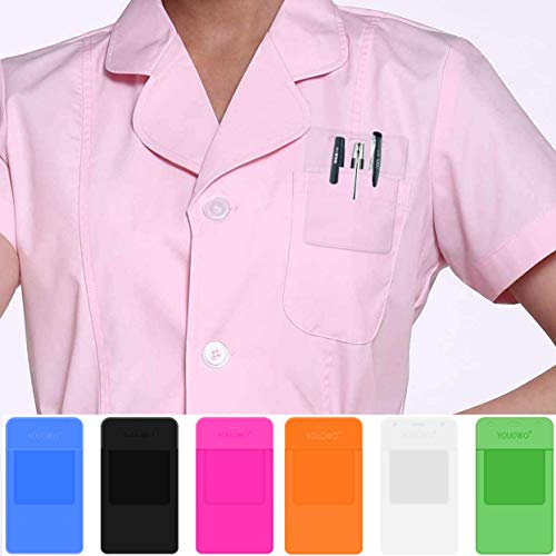 Youowo YO-6PP-C6P01 Pocket Protectors Youowo 6 Pack Heavy Duty Pocket Protector Clear thumb #4