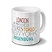 Städtetasse Argenbühl - Design Famous Cities of the World - Stadt-Tasse, Kaffeebecher, City-Mug, Becher, Kaffeetasse - Farbe Weiß