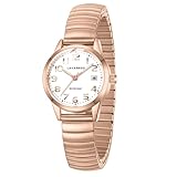 Elegant Rose Watches for Women Small Analog Watch, Waterproof Ladies Watches with Stainless Steel Expansion Band - Fashionable Christmas & Birthday Gifts for Women