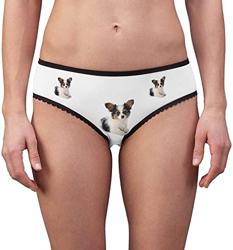 DogsMakeMeHappy Papillon Puppy Panties, Papillon Puppy Underwear, Briefs, Cotton Briefs, Funny Underwear, Panties For Women