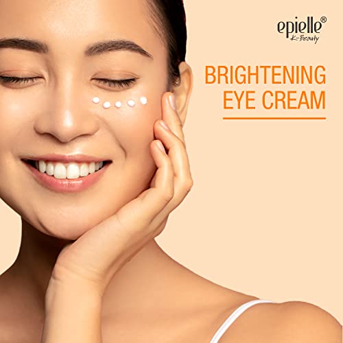 Epielle Brightening Eye Cream - Anti-Aging Serum For Dark Circles And Wrinkles With Cooling Applicator For Mothers Day Gifts #TOP3