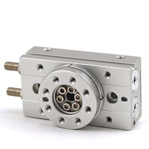 Vérin rotatif pneumatique avec tampon de précision intégré oscillant MSQA30A - 4