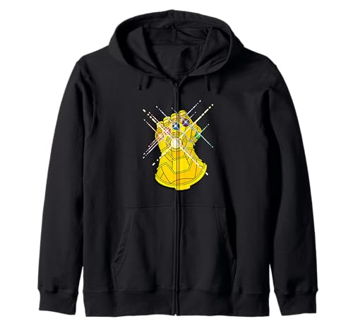 Marvel Avengers Thanos Infinity Gauntlet Zip Hoodie