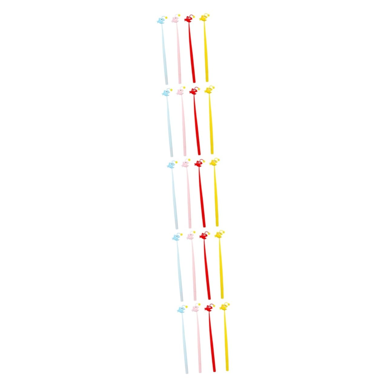 Operitacx Bolígrafos De Gel Forma De Tinta Y Perfectos Para Escritura Y Dibujo De Oficina Divertidos Color Aleatorio 4 Piezas X 5