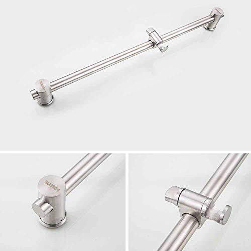 Robinet de douche en acier inox avec sortie baignoire murale - 6