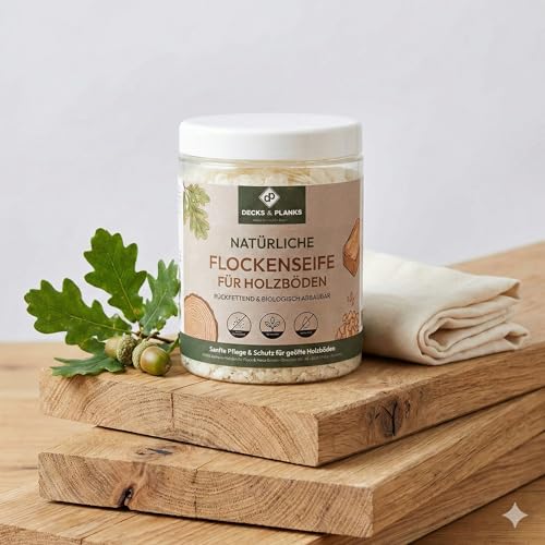 D&P Flockenseife - Holzbodenseife für Parkett 500 g