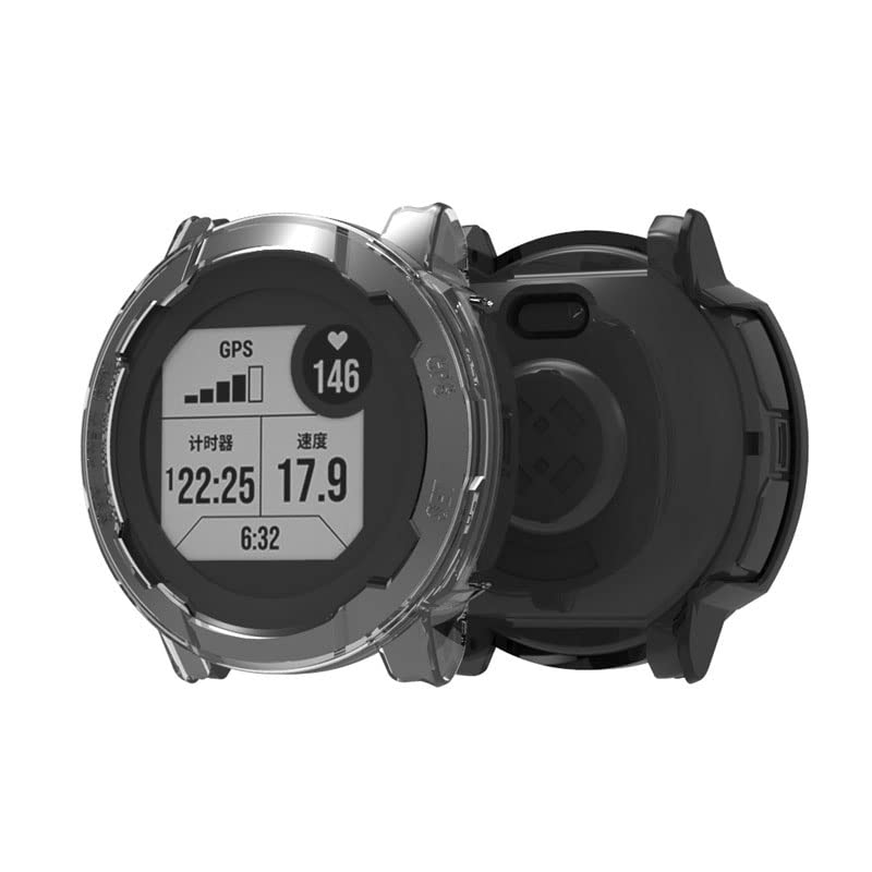 Accessoires de montre pour Garmin Instinct 2S coque TPU protection rose