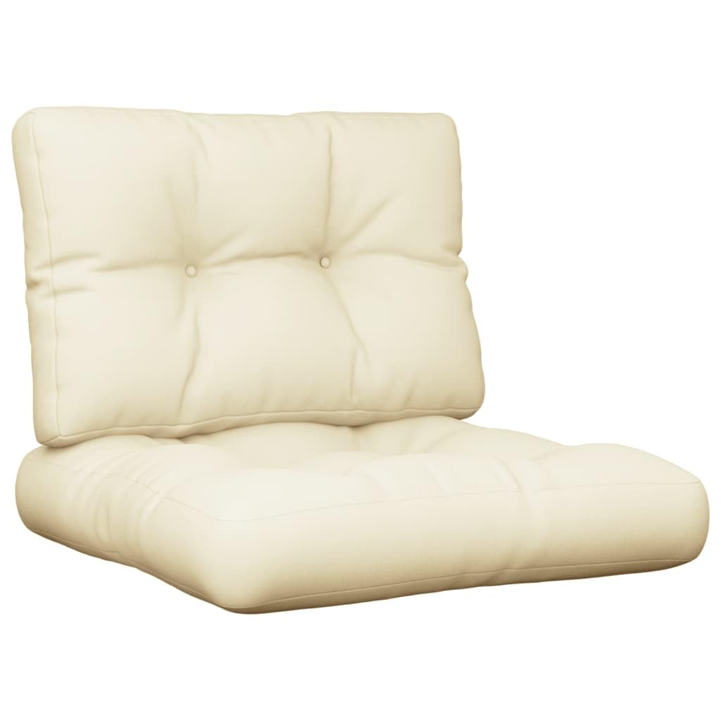 Coussin de palette crème pour salon de jardin | Confort moelleux pour votre canapé de terrasse