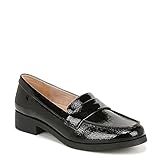 LifeStride Womens Sonoma 2 Slip On Loafers Black Patent 8 M