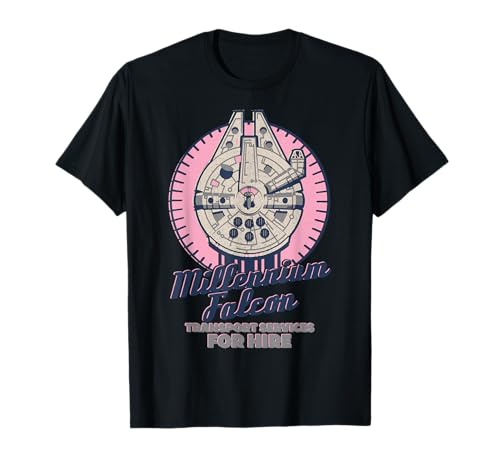 T-shirt Millennium Falcon Star Wars vêtement geek coton pour homme et femme