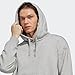 adidas mens ALL SZN French Terry Hoodie Medium Grey Heather X-Large