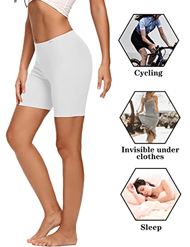 Image of Molasus Womens Cotton Boxer Shorts Underwear Anti Chafing Bike Shorts(Regular & Plus Size)