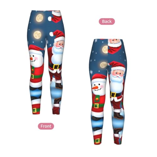 Leggings de compresión moldeadores para mujer, mallas suaves de Navidad 4