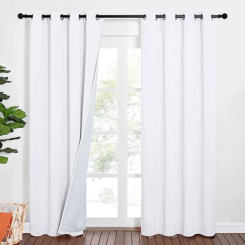 Nicetown NTCACGM1-3L2-5284C22 Sound Barrier 100% Blackout Divider Curtains 84", Noise thumb #1