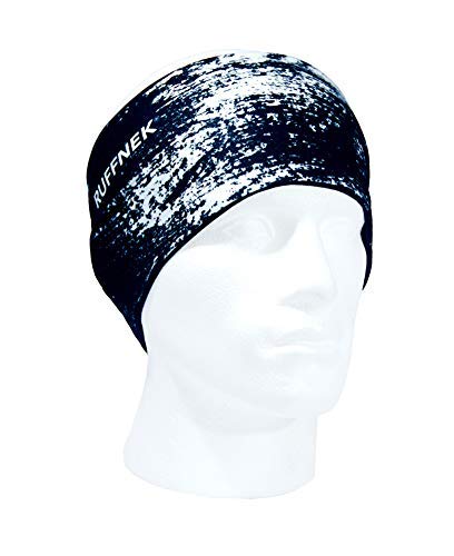 RUFFNEK SUPERSOFT Wide Headband - Helmet Liner - Double Layer, Reversible - Black Rush Design - Men Women Unisex, One Size - Cycling, Walking, Skiing, Horse Riding-image-32