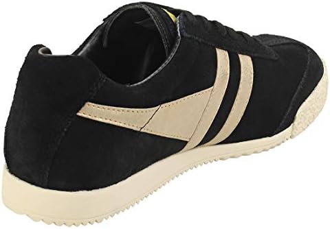 Gola Harrier Mirror Womens Classic Trainers in Black Gold - 7 US | Image 1